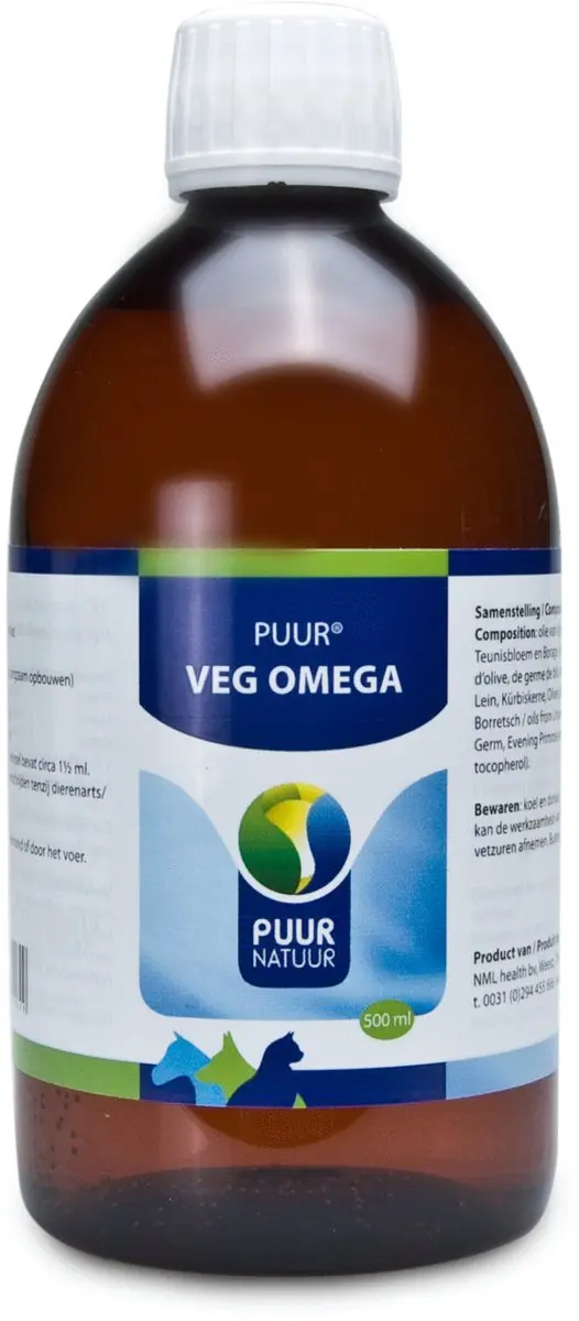 Puur Veg Omega Huid & Vacht 500ml