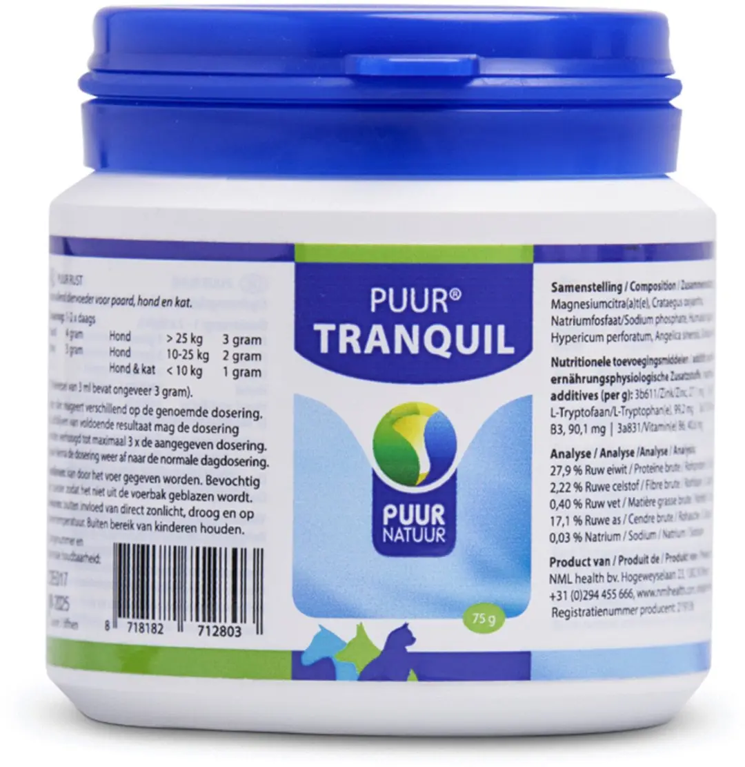 Puur Natuur Tranquil Anti-stressmiddel 75g