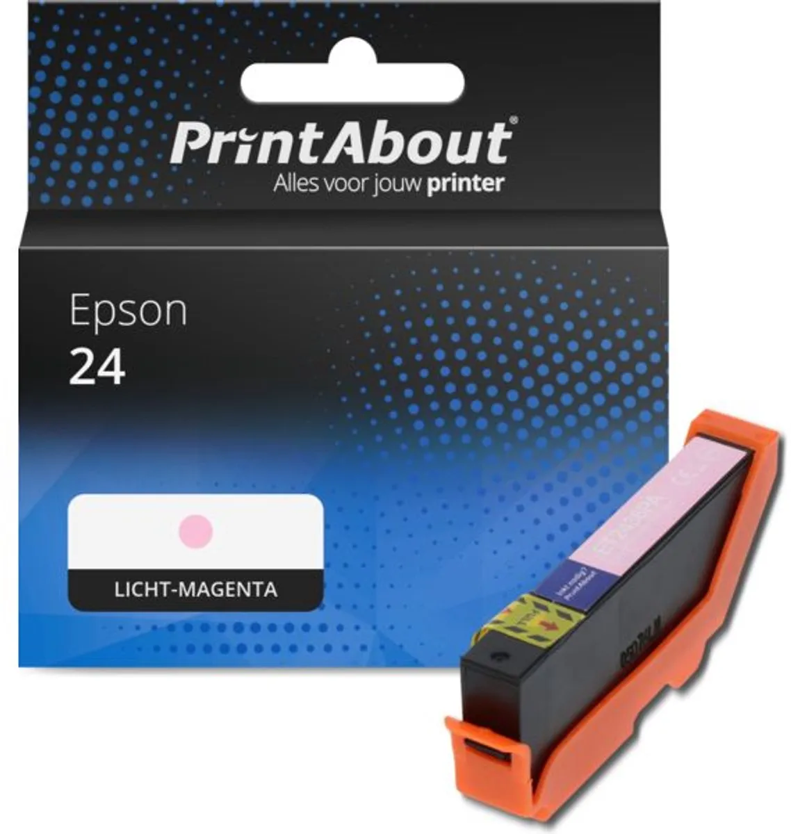 PrintAbout Inktcartridge C13T24264012 Licht-magenta