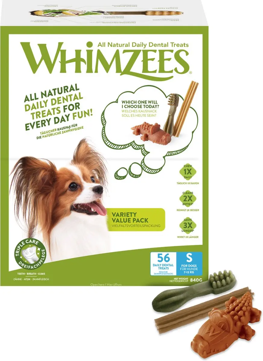 Whimzees Variety Box Kauwsnacks voor Honden