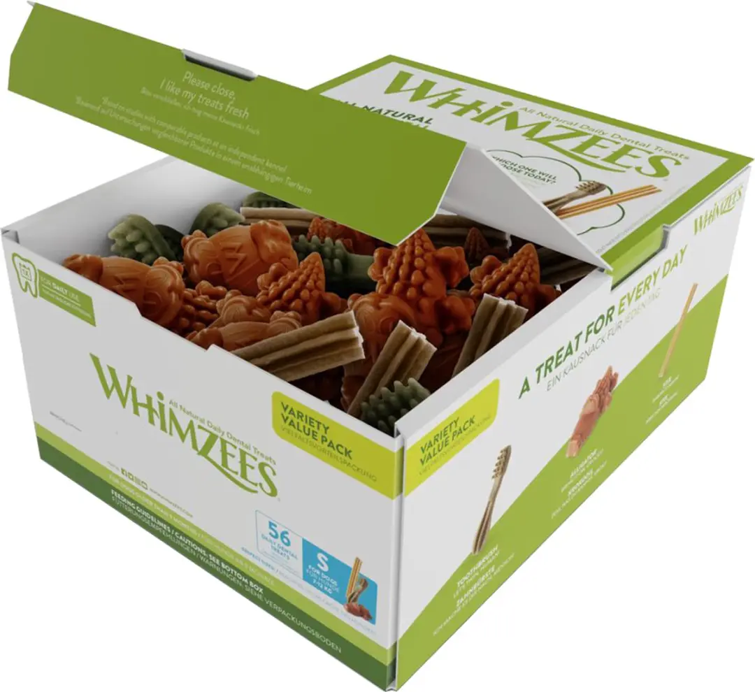 Whimzees Variety Box Kauwsnacks voor Honden - 56 Stuks