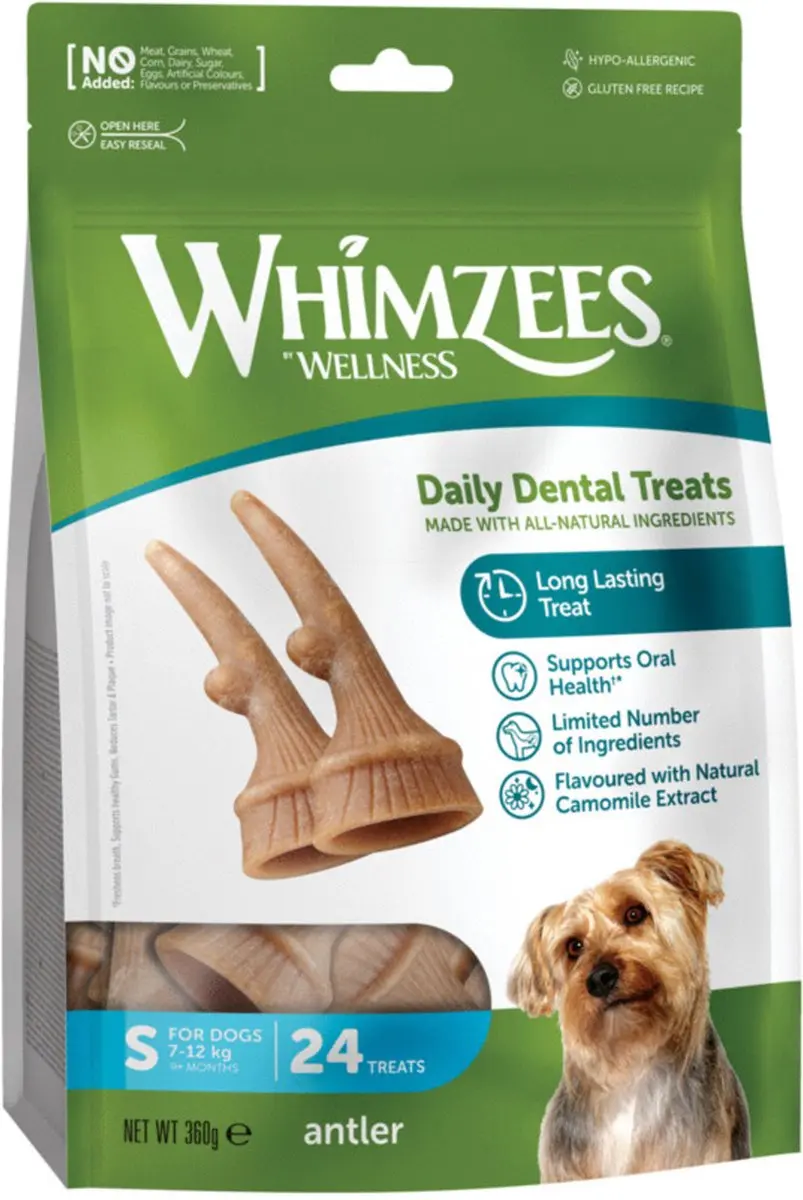 Whimzees Antler S Kauwsnacks Hond