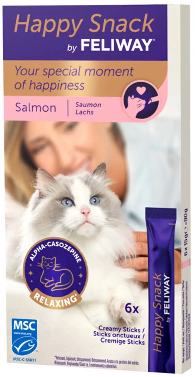 Feliway Kattensnack Happy Snack Zalm