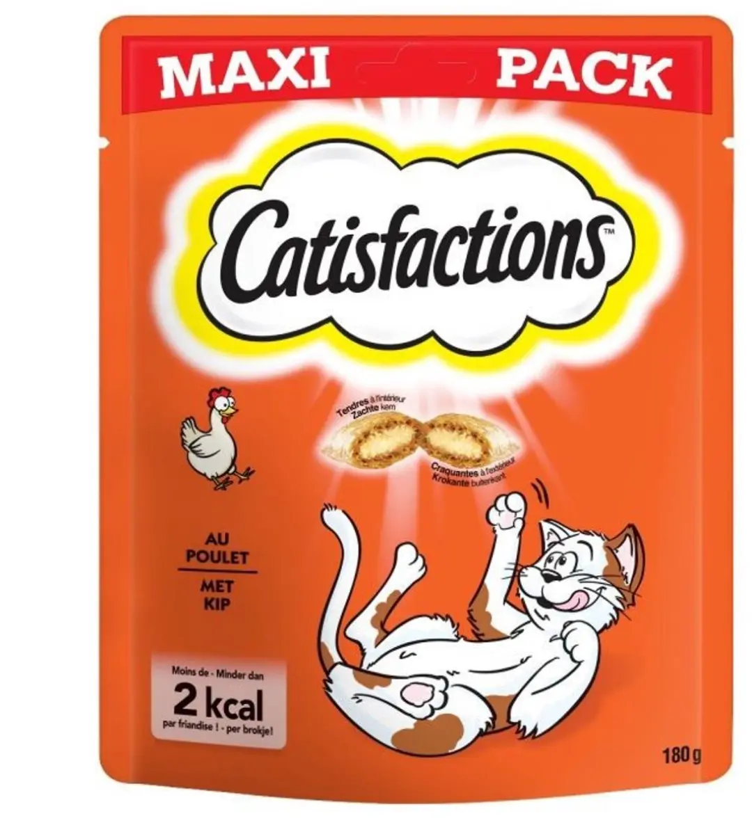 Catisfaction Kattensnoepjes Kip Adult 180g