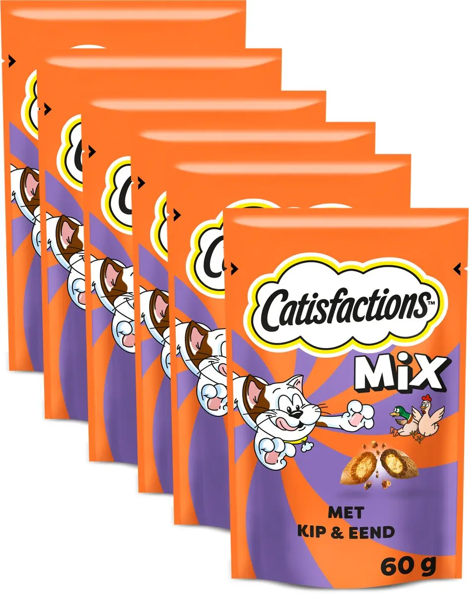 Catisfactions Kattensnoepjes Kip & Eend Mix