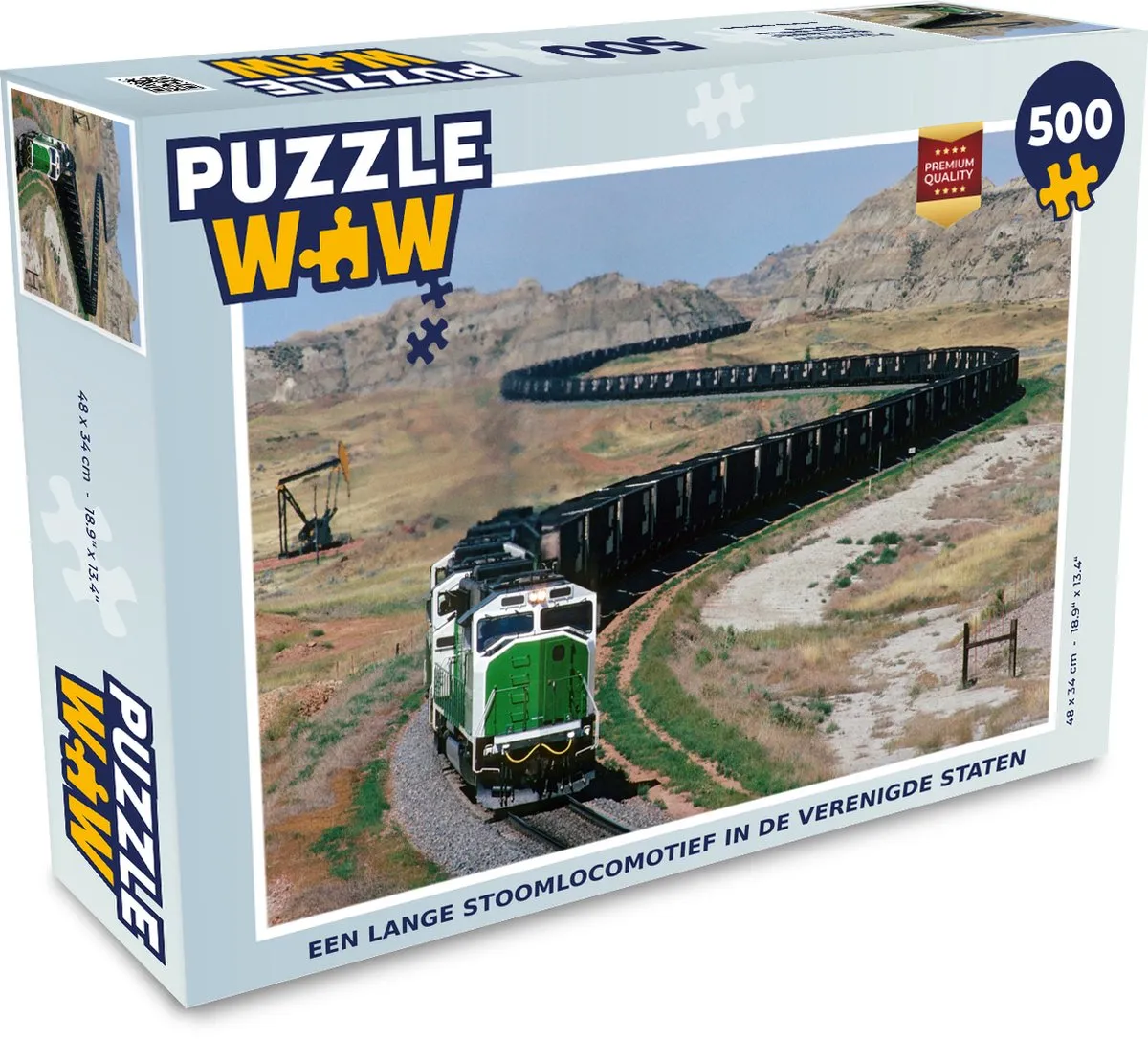 PuzzleWow Legpuzzel 500 Stuks - Multicolor - MPN 6017557237210