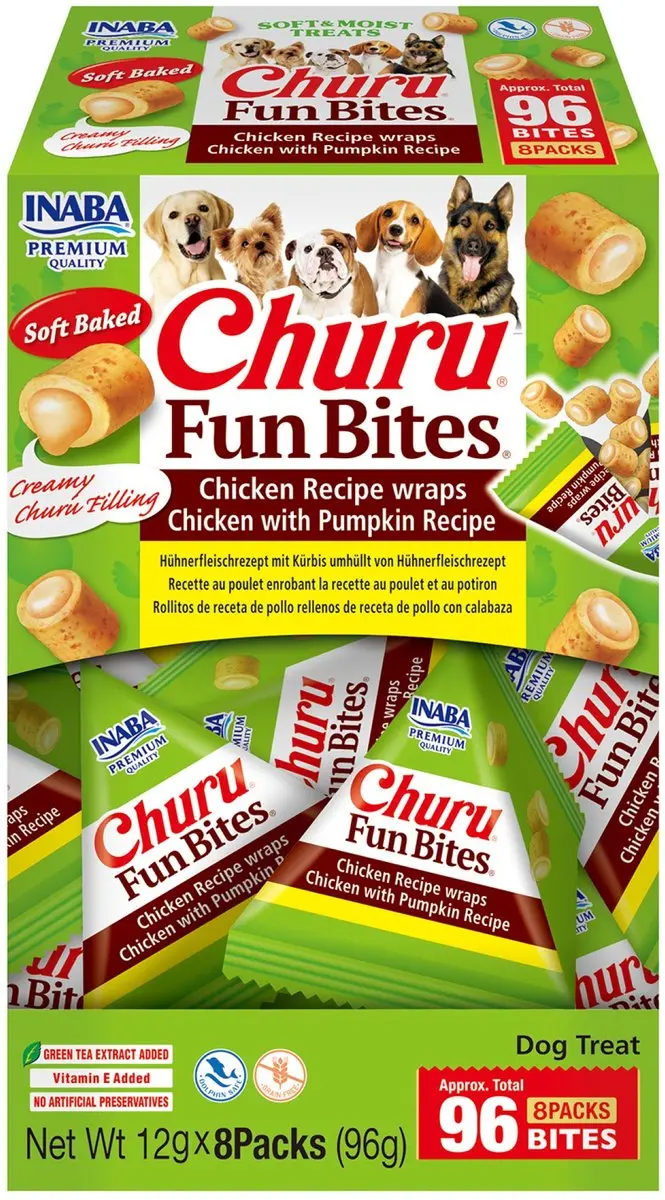 Inaba Churu Fun Bites Kip&Pompoen