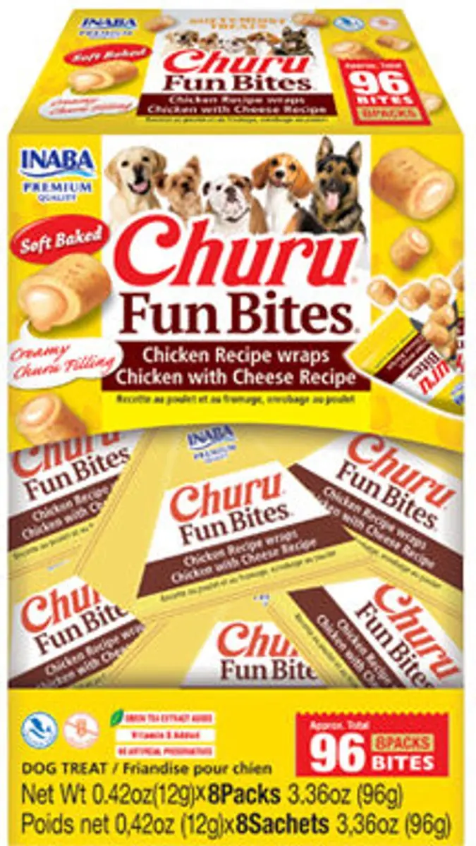 Inaba Churu Fun Bites Kip&Pompoen - 8x12g