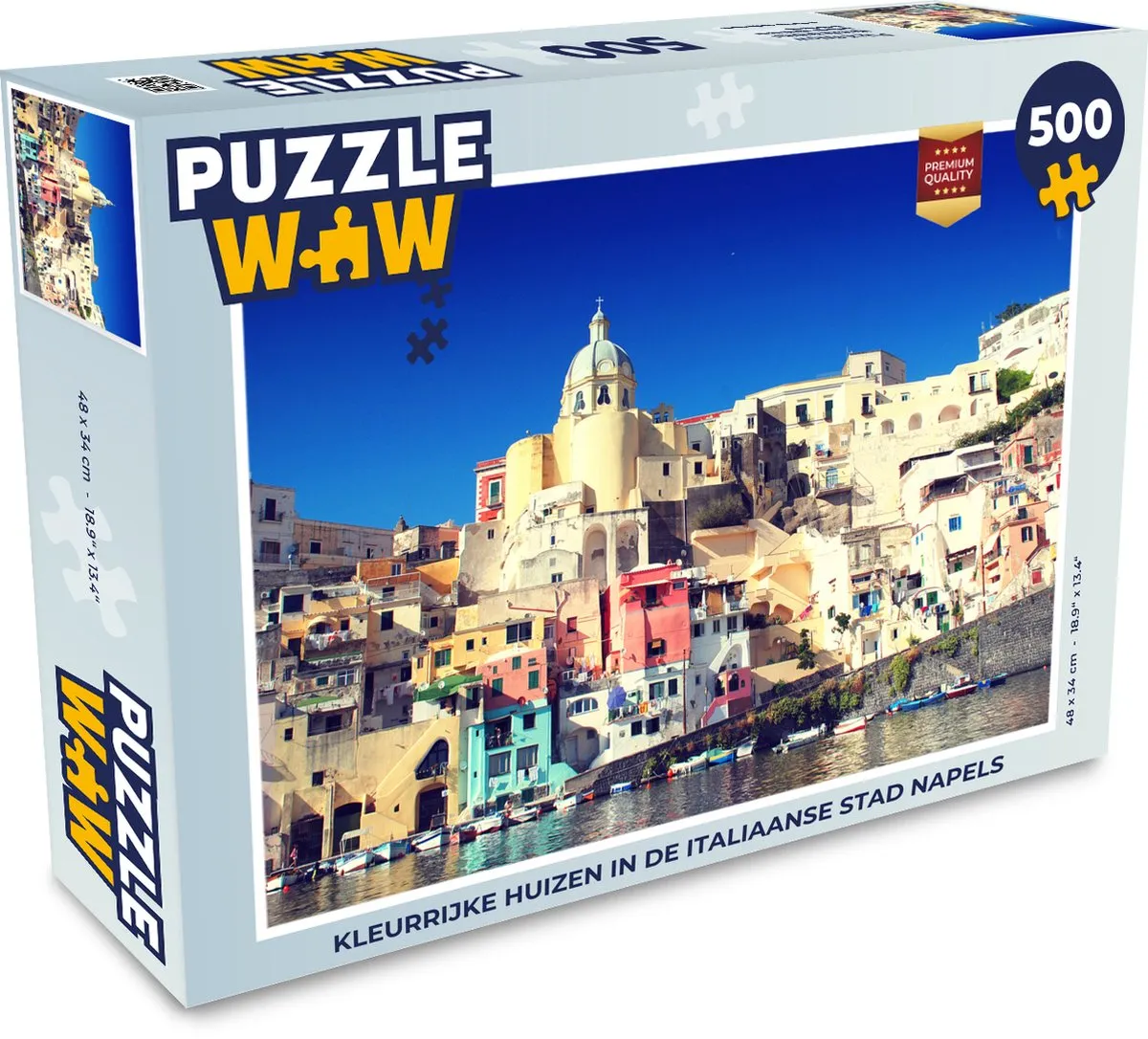 PuzzleWow Zee Italië Legpuzzel 500 Stuks