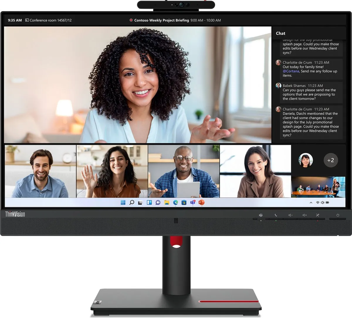 Lenovo ThinkVision T24MV-30 Monitor 23,8" - sRGB
