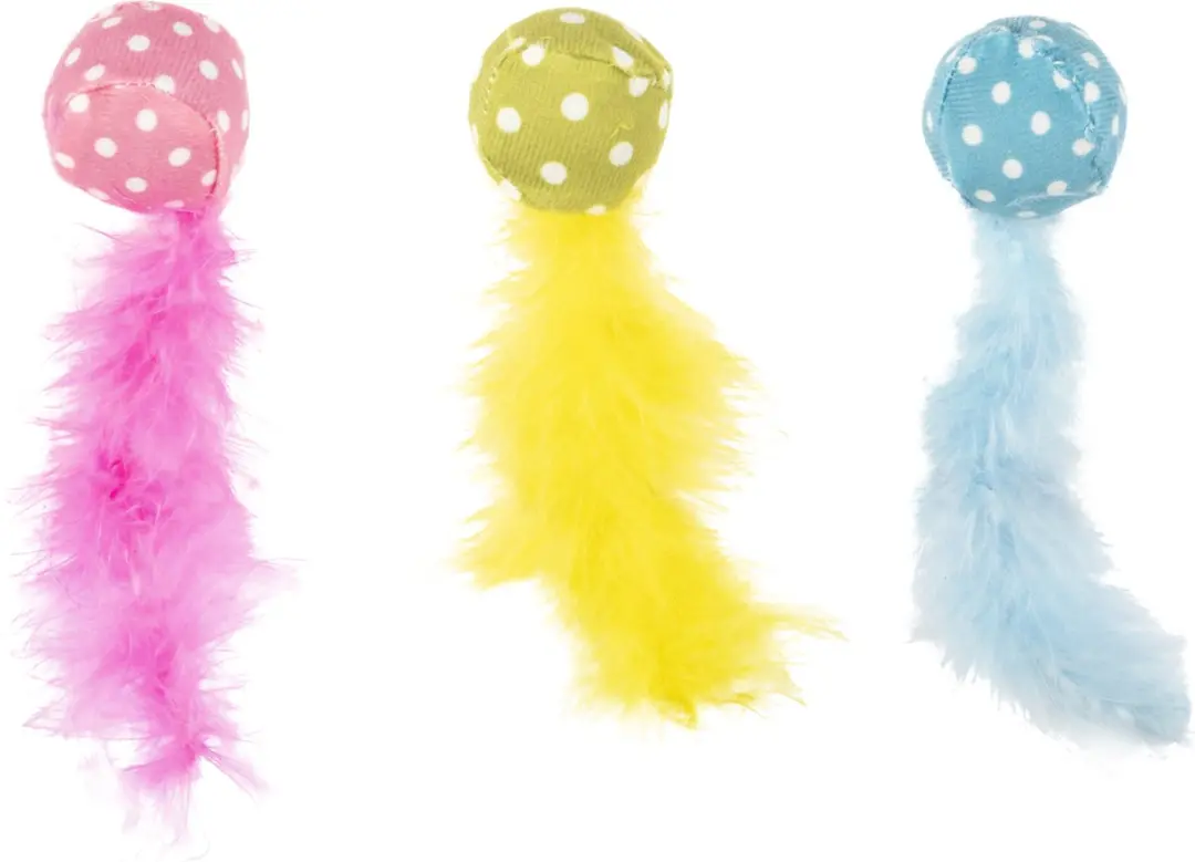 Flamingo Kattenspeelgoed Polka Bal