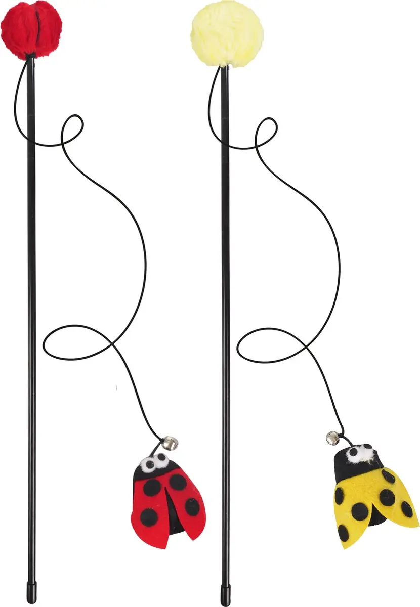 Flamingo Kattenspeelgoed Tangler Happy Bug