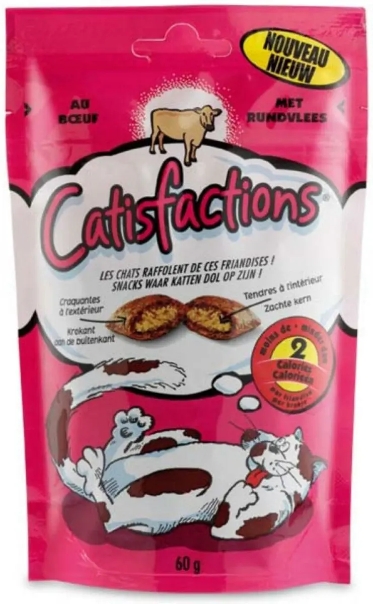 Catisfactions Kattensnoepjes Rund 60g