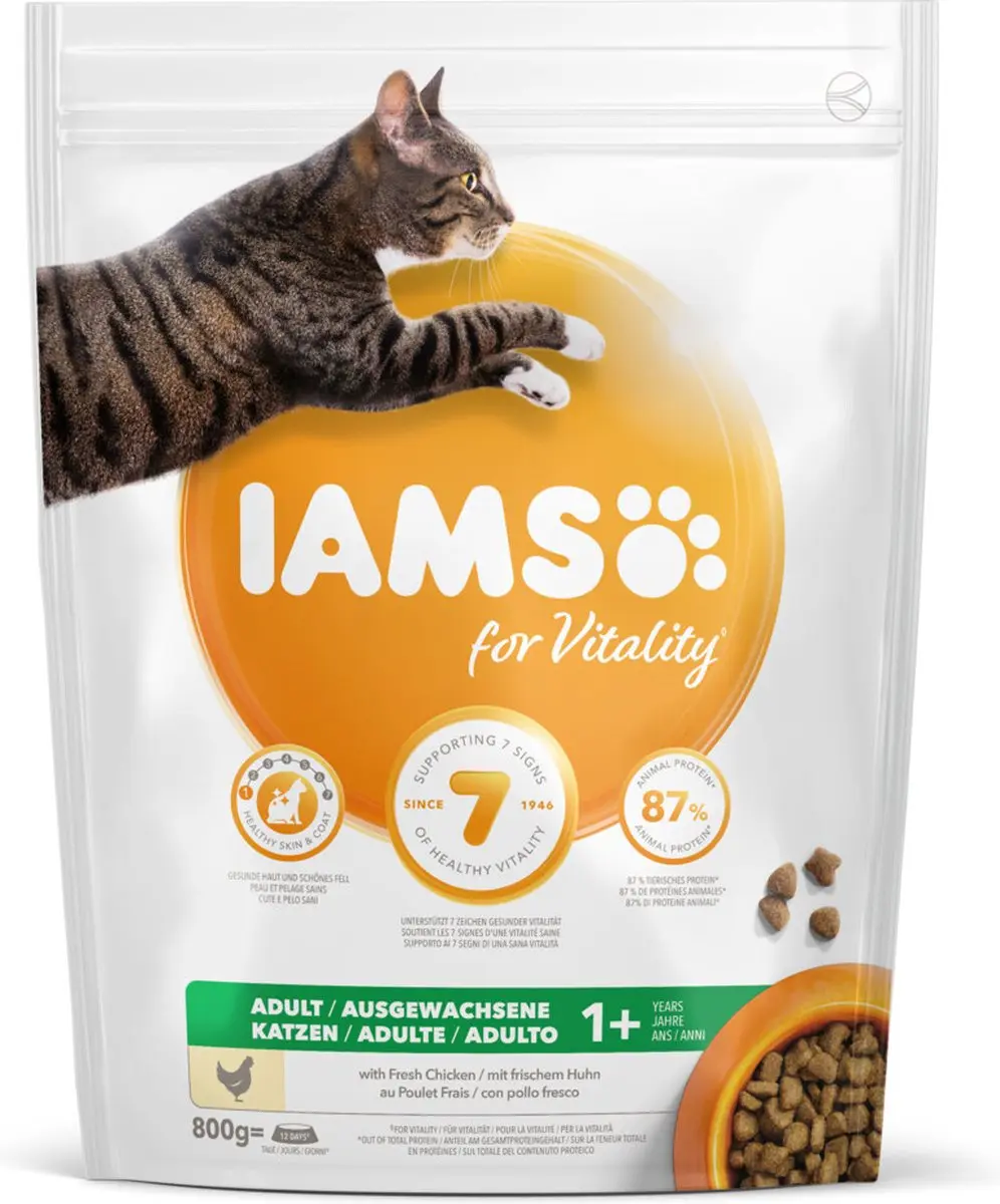 Iams Kat Adult Kip 800g