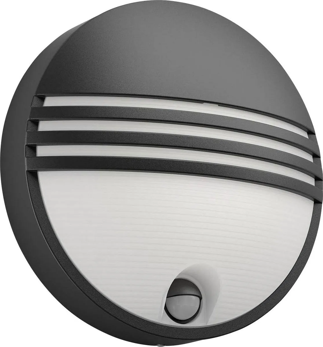 Philips Yarrow Muurlamp - Sensor - Zwart