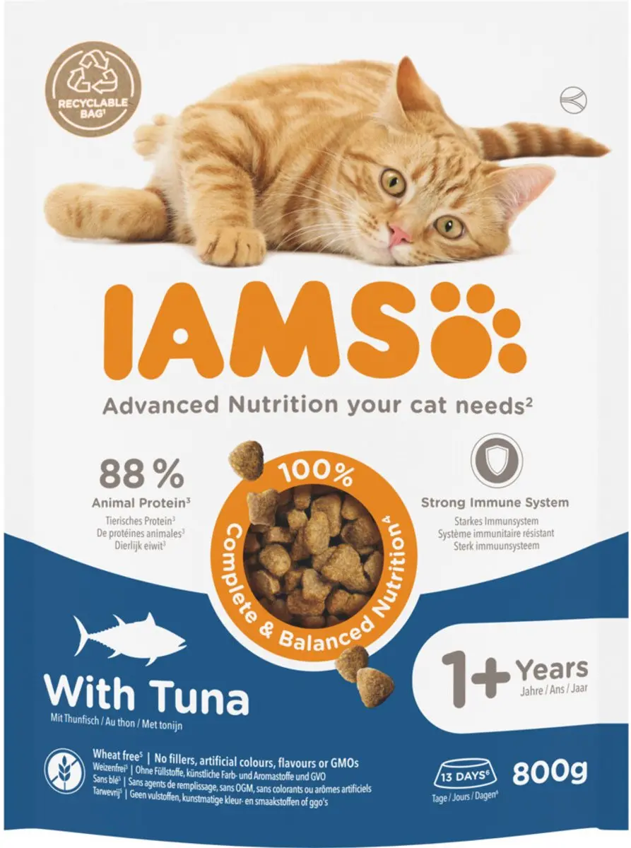 Iams Cat Adult Tonijn 800g