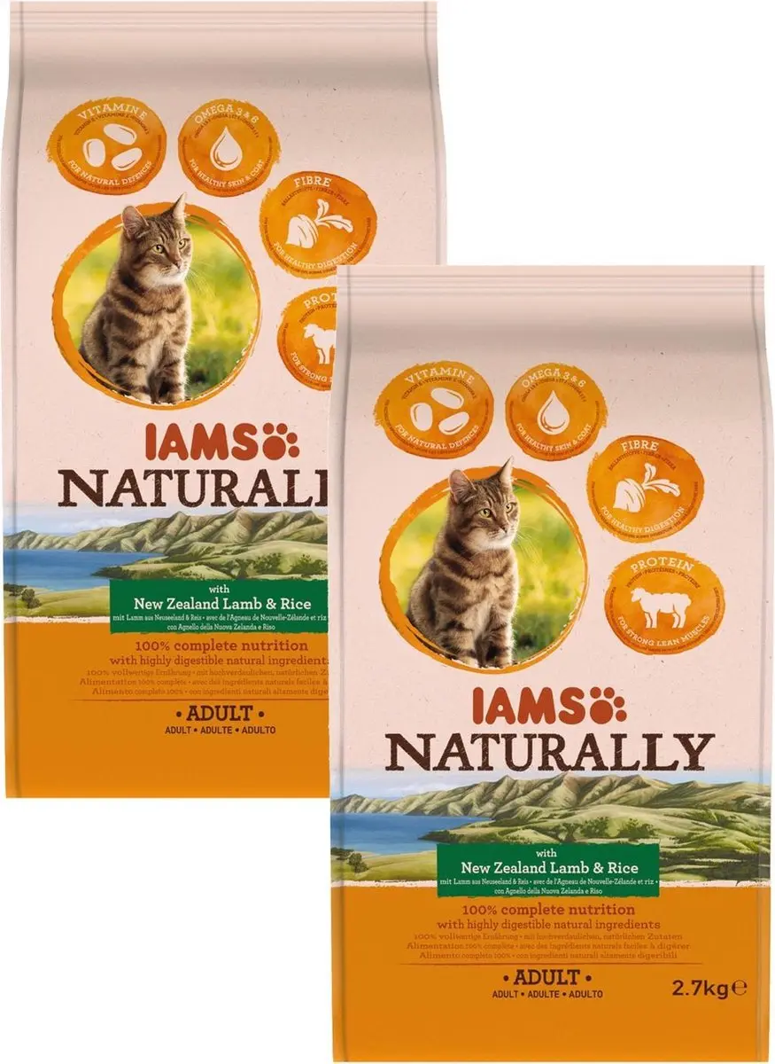 Iams Naturally Cat Adult Lam&Rijst