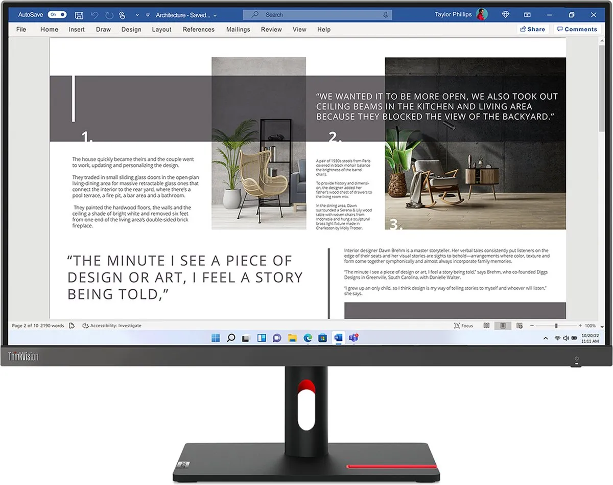 Lenovo ThinkVision S27i-30 27" Full HD Monitor