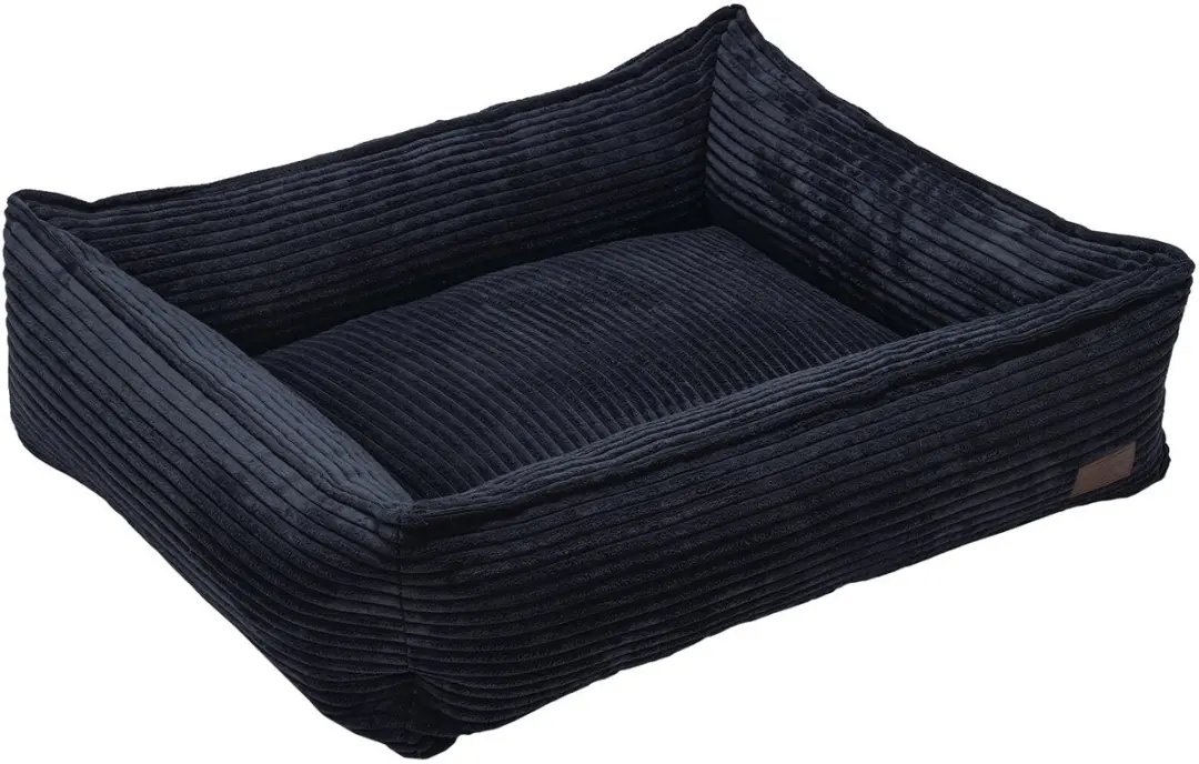 Designed by Lotte Ribbed Hondenmand - 95x80x23cm Antraciet