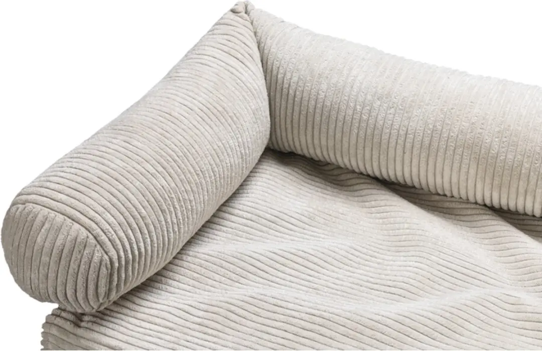 Designed by Lotte Bankkussen Ribbed Lichtgrijs 70x50cm