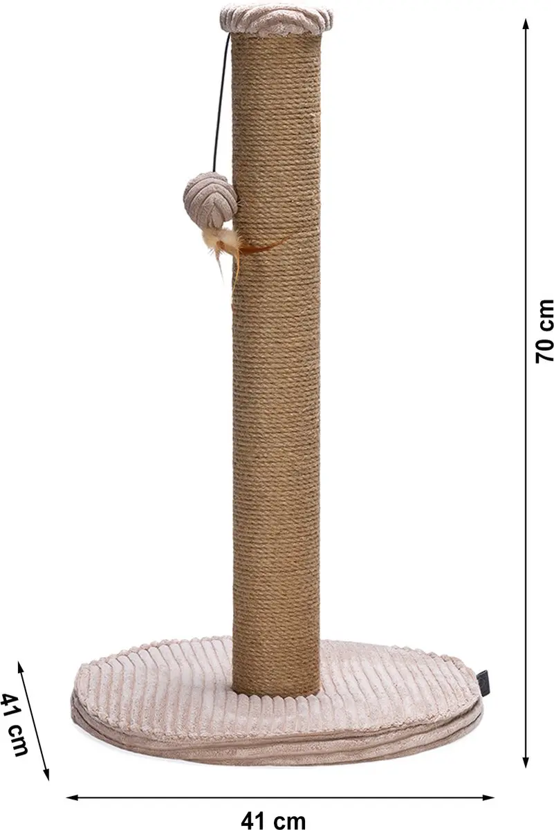 Designed by Lotte Krabpaal Ribbed Roze - 70 cm