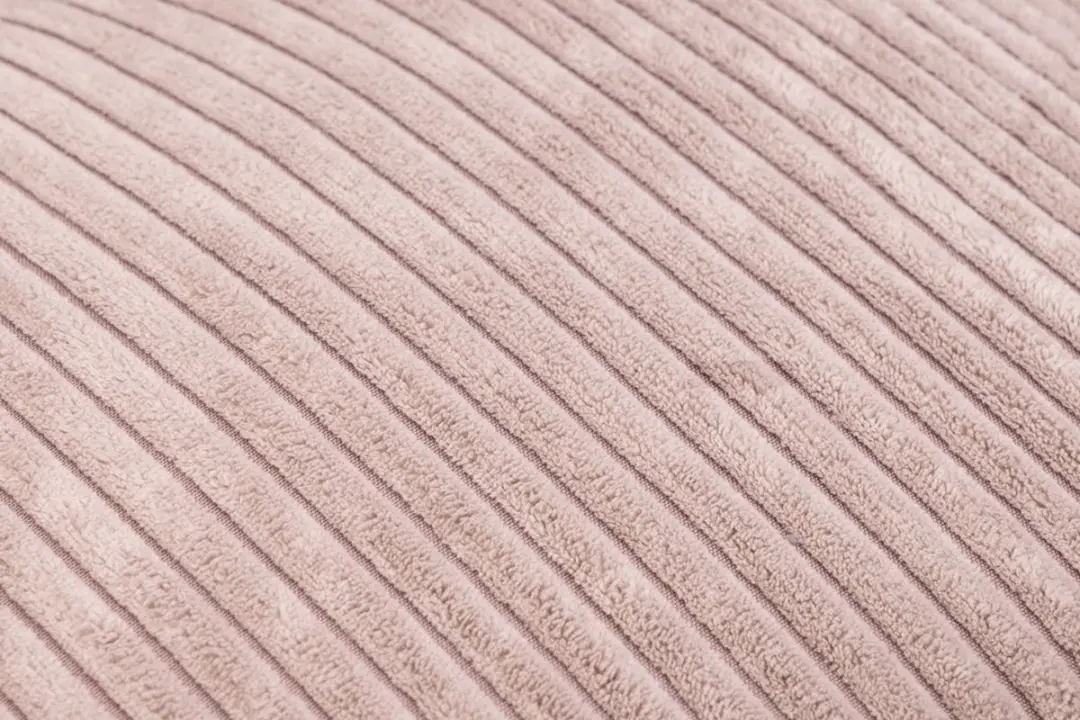 Designed by Lotte Ribbed Hondenmand - Roze - 120x80x23cm