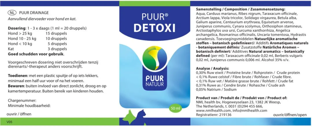 Puur Natuur Drainage 50ml