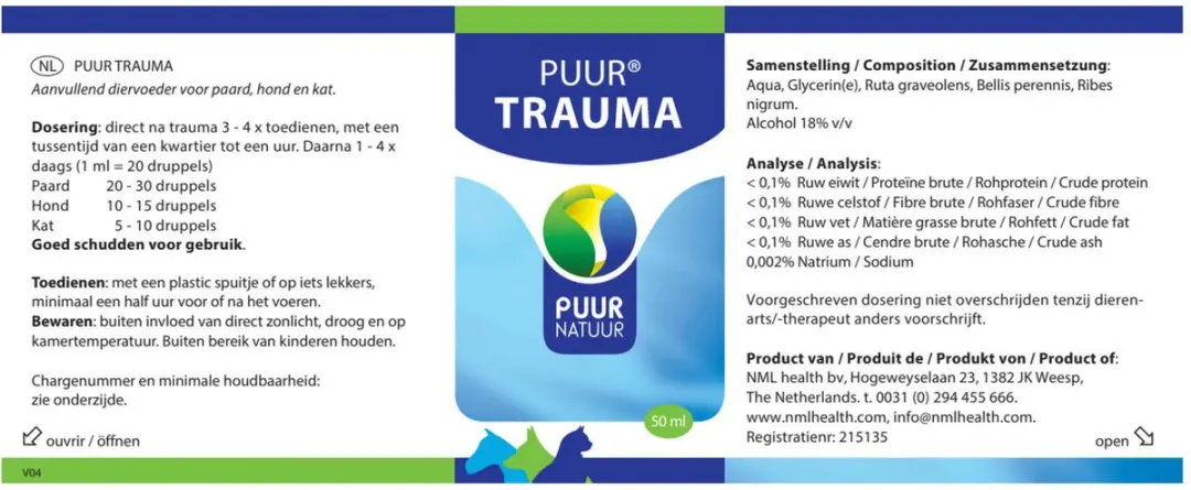 Puur Natuur Trauma 50ml