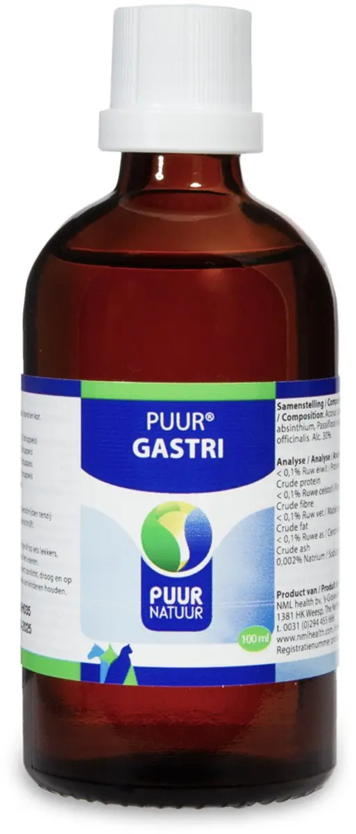 Puur Natuur Gastri Spijsvertering 100ml - Hond/Kat/Paard