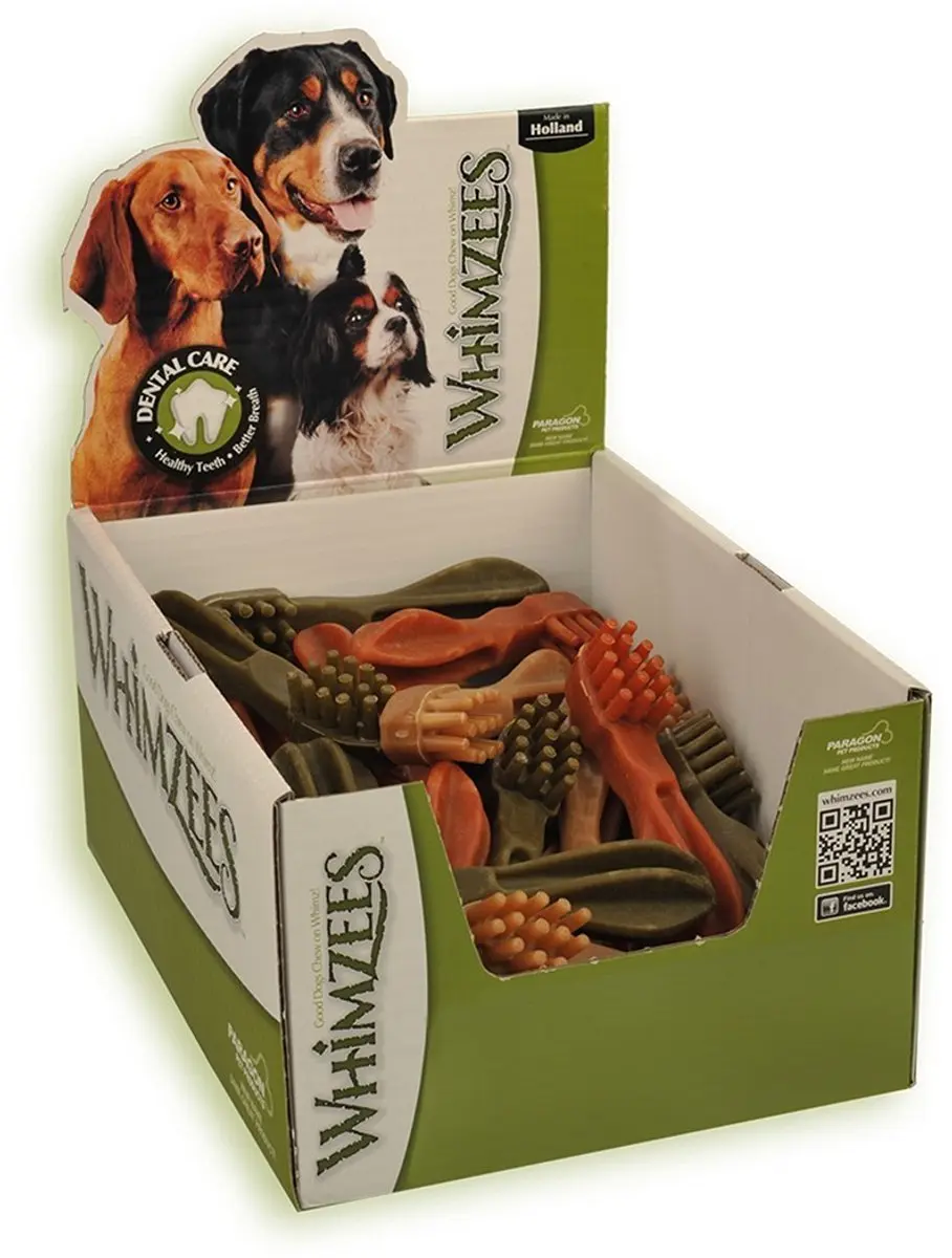 Whimzees Tandenborstel Star L Kauwsnacks voor Hond