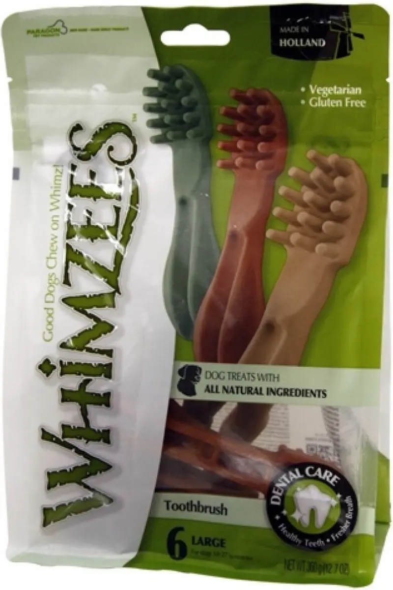 Whimzees Tandenborstel L - 6 Stuks