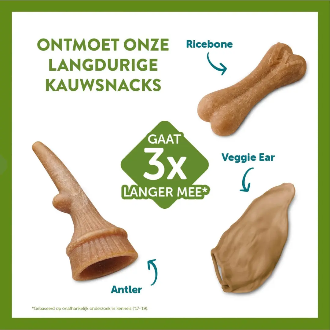 Whimzees Antler M Kauwsnacks - 12 Stuks