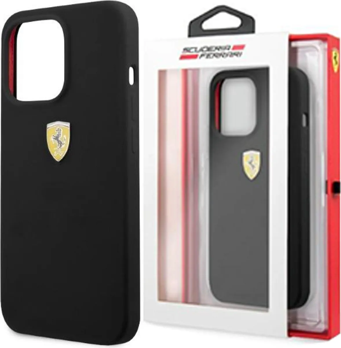 Ferrari FESSIHMP13LBK iPhone 13 Pro Hoesje