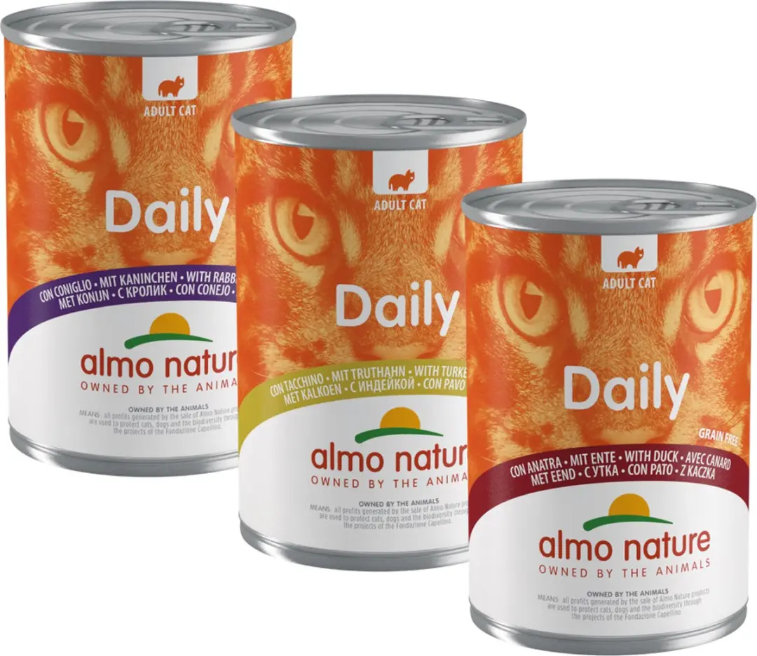 Almo Nature Daily Menu Graanvrij Natvoer voor Katten