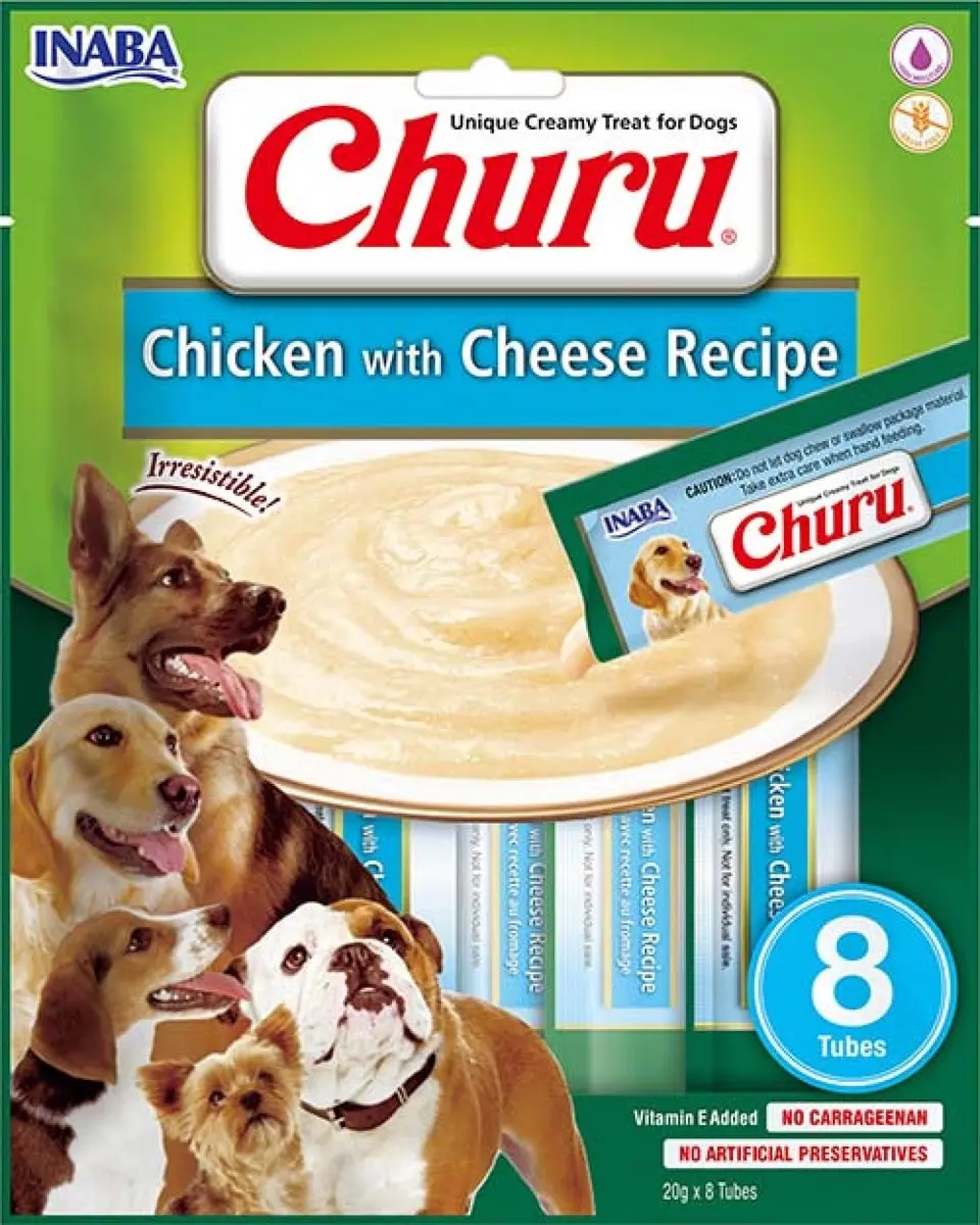 Inaba Churu Hondensnack Kip & Kaas