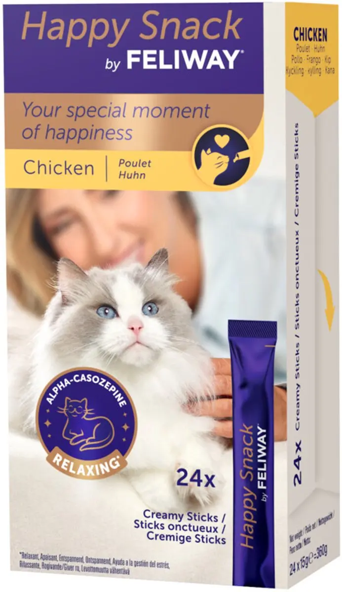 Feliway Kattensnack Happy Snack Kip