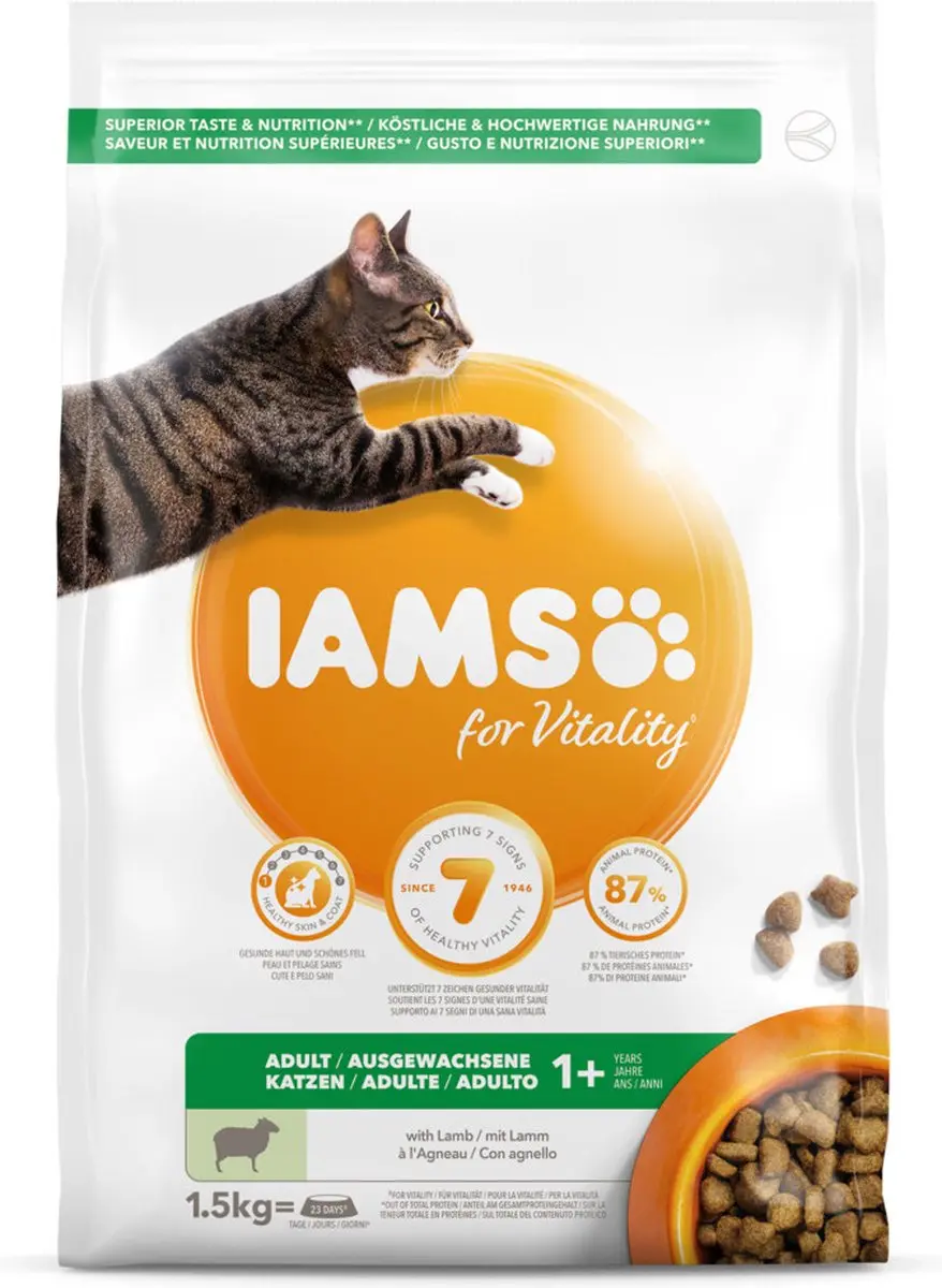 Iams Kat Adult Lam 1,5kg