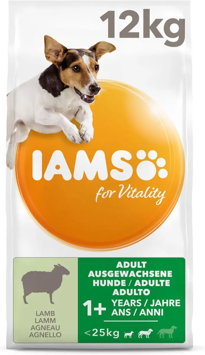 Iams Dog Adult Small-Medium Lam 12kg
