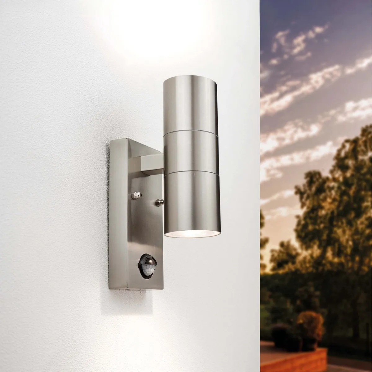 Ledvion LED Wandlamp met Sensor GU10 IP44