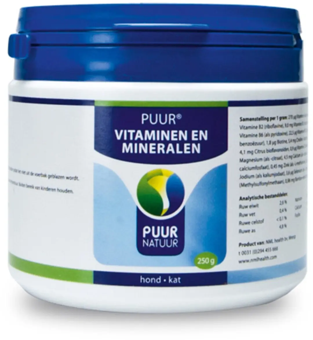 Puur Vitaminen & Mineralen Hond/Kat 250g