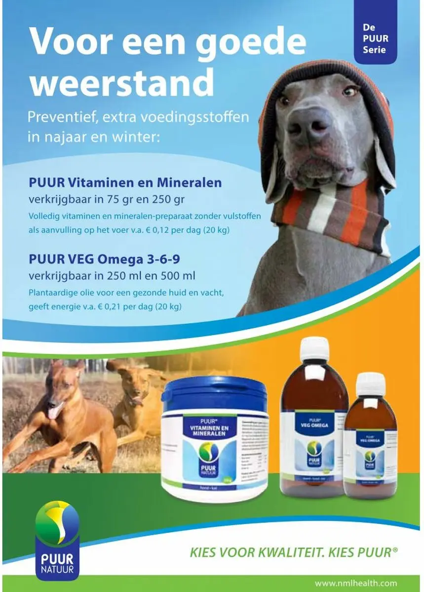 Puur Vitaminen & Mineralen Hond/Kat 250g
