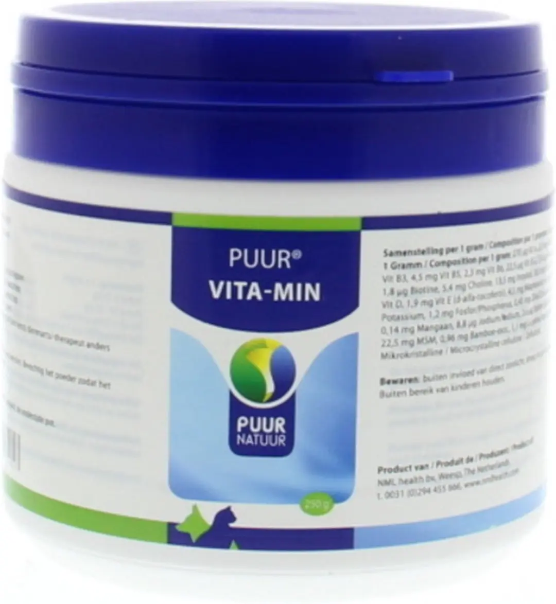 Puur Vitaminen & Mineralen Hond/Kat 250g