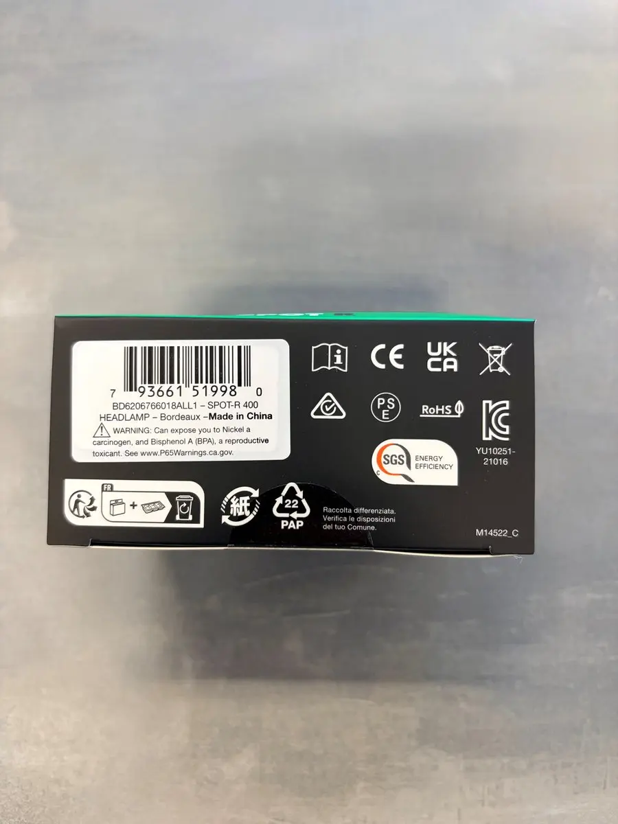 Black Diamond Spot 400-R Hoofdlamp - Graphite