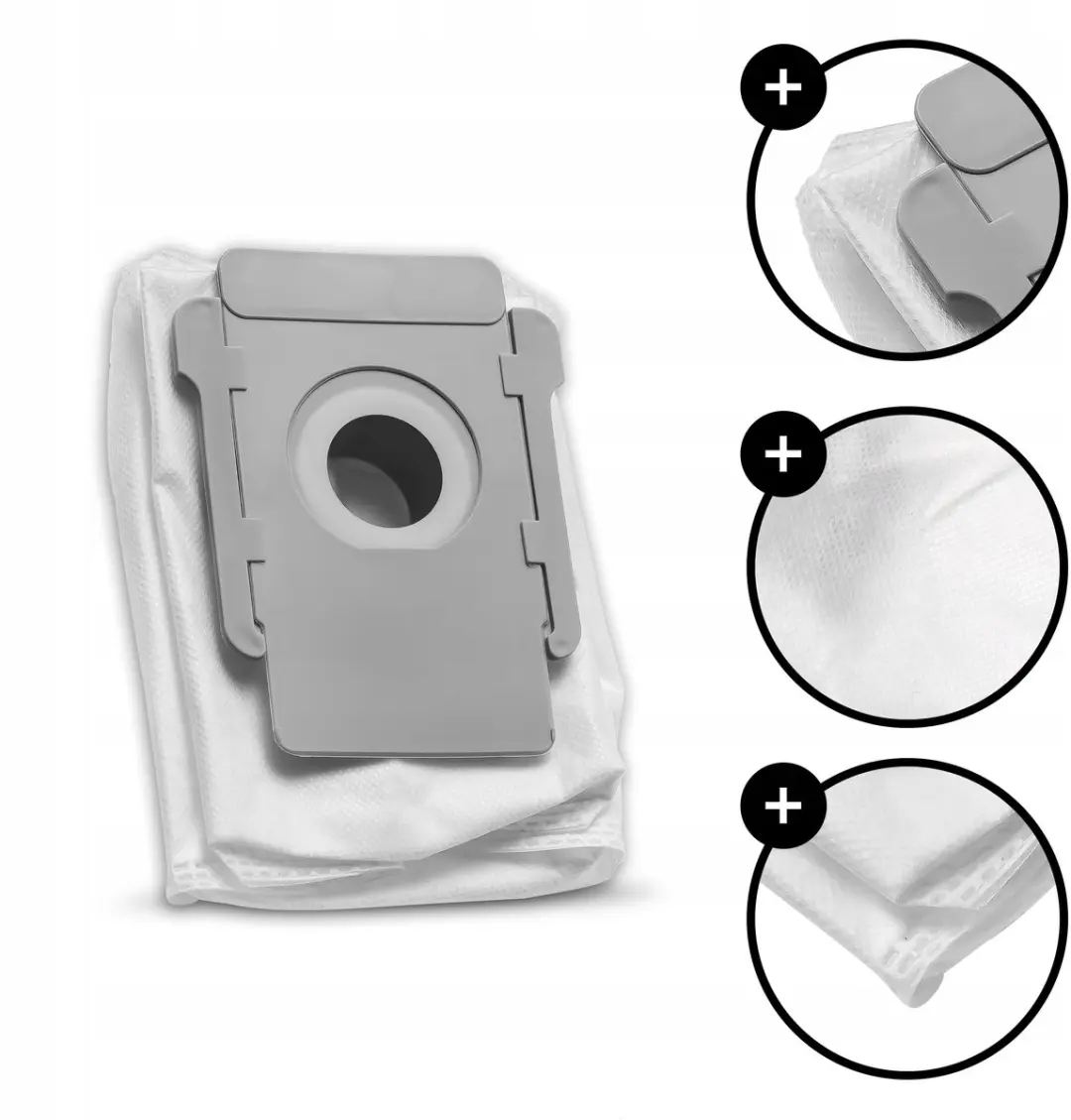 10x Stofzuigerzakken voor iRobot Roomba Clean Base i3 i4 i5 i7 j7 s9