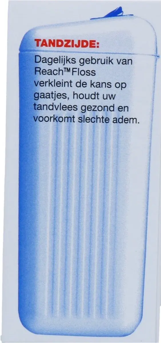 Reach Waxed Floss 200m - Blauw/Wit