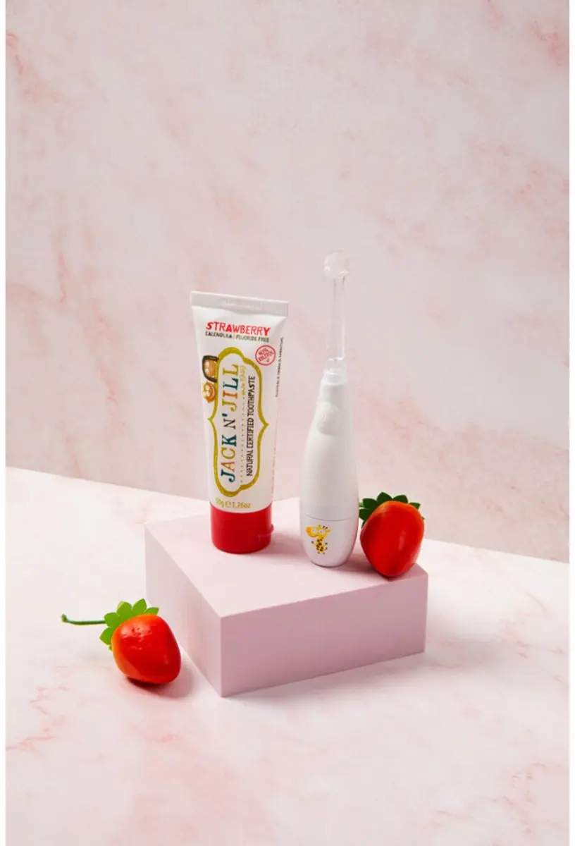 Jack N' Jill Organic Elektrische Tandenborstel 0-3j - 2 Borstels