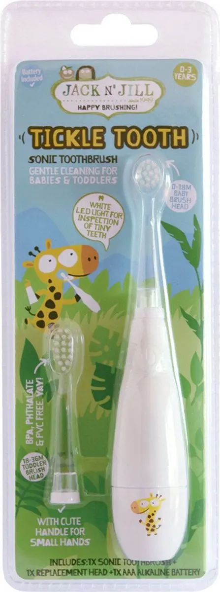 Jack N' Jill Organic Elektrische Tandenborstel 0-3y