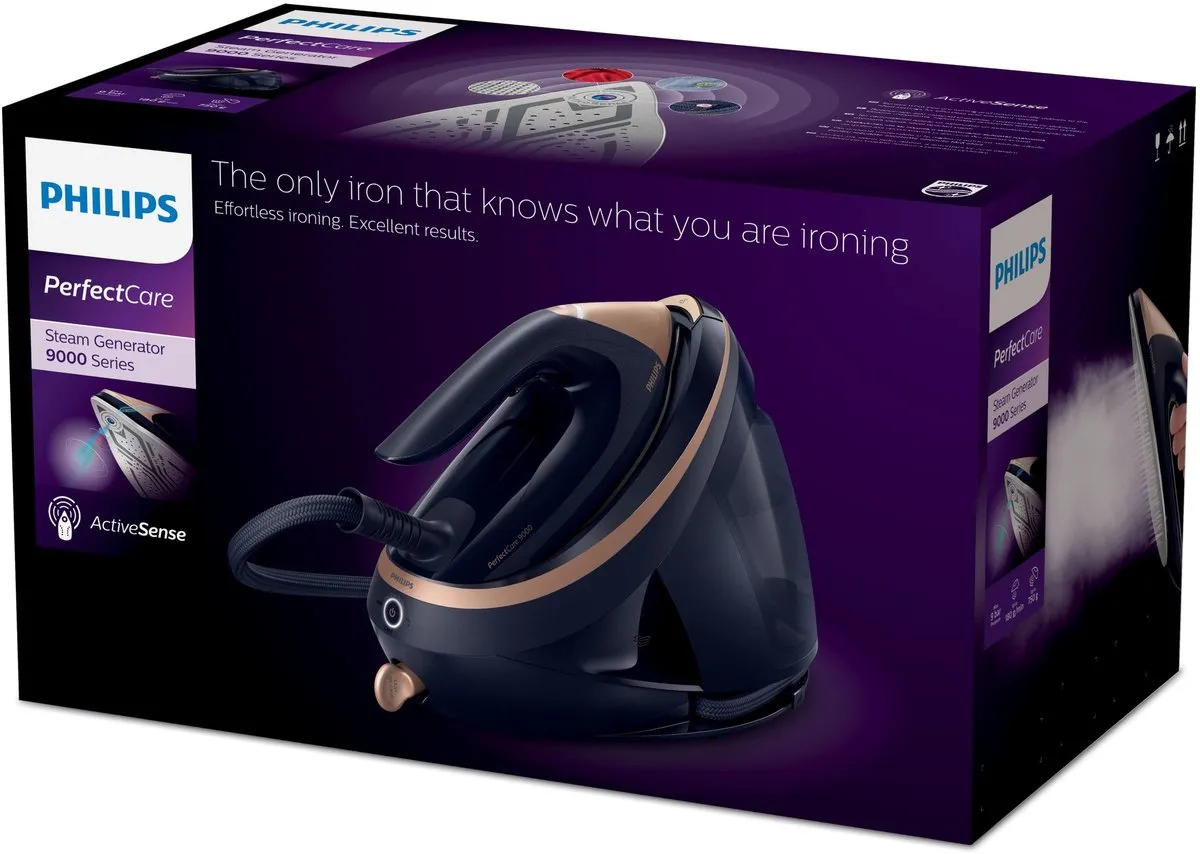 Philips Perfect Care 9000 PSG9030/20 Stoomgenerator 1.8L - Zwart/Brons