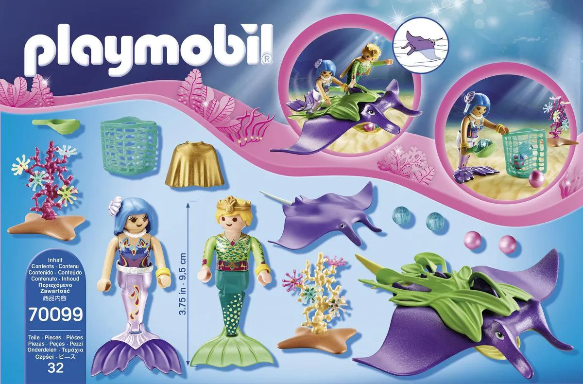 Playmobil Magic Parelvissers met roggen 70099 - Multicolor