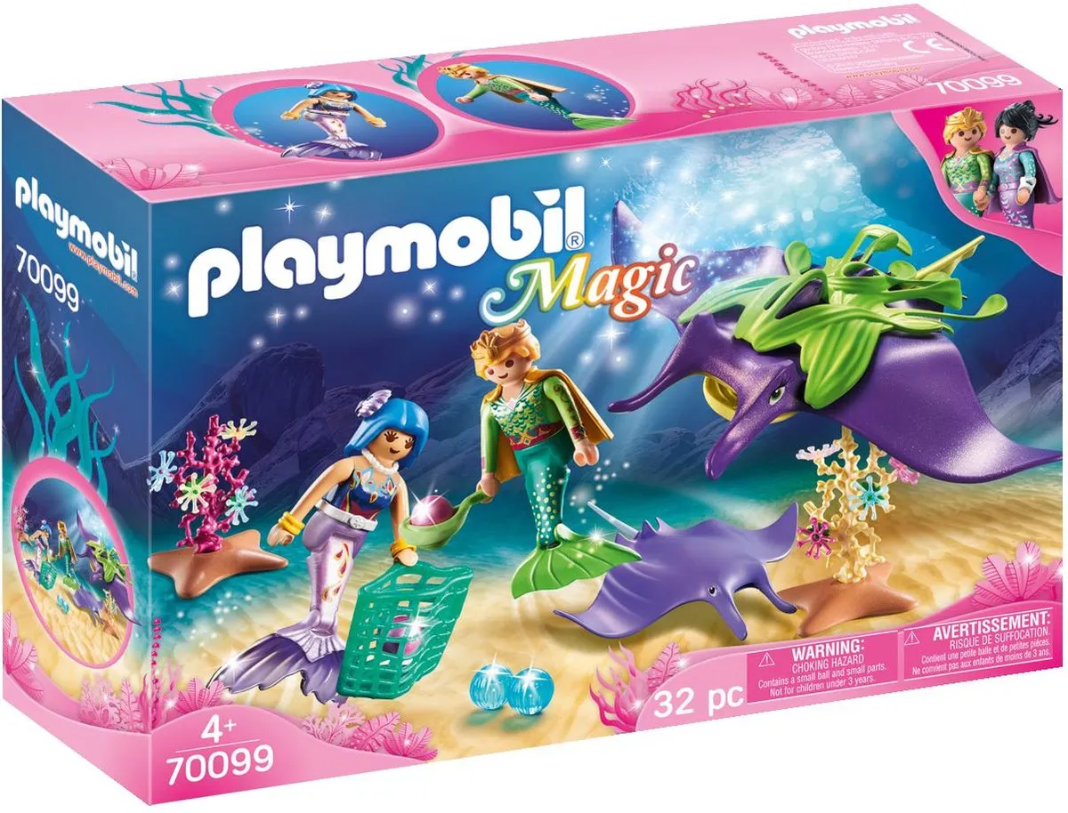 Playmobil Magic Parelvissers met roggen 70099